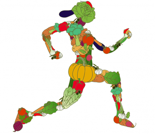 Alimentación vegetariana en atletas