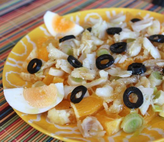 Ensaladas con naranja Ensalada con naranja