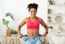 Chica después de adelgazar