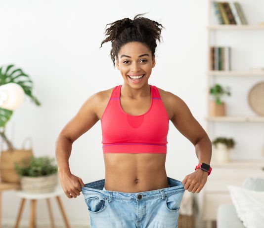 Chica después de adelgazar