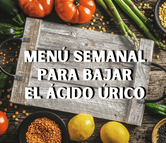 menu semanal para ácido úrico